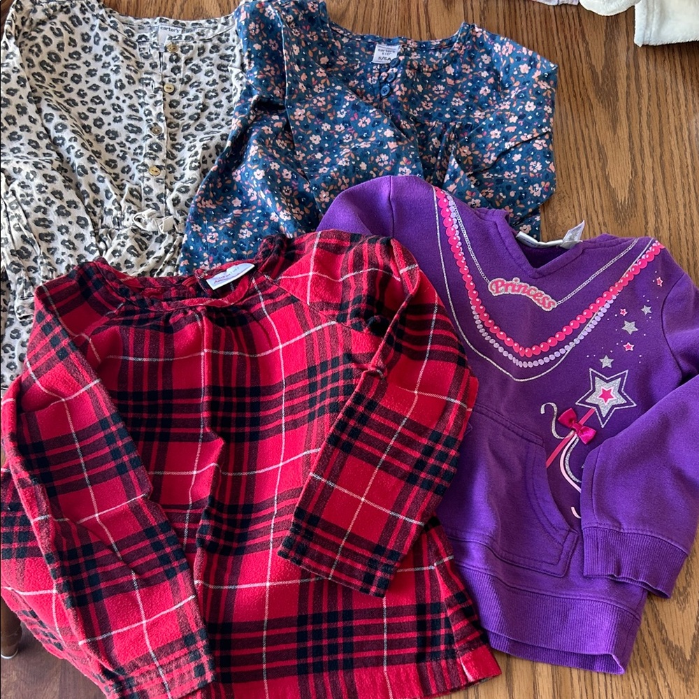 Girls' Winter Bundle - Plaid, Floral, Leopard, and Purple